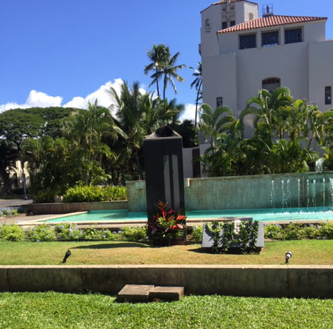 Eternal Flame at Honolulu Hale Eternal Flame at Honolulu Hale