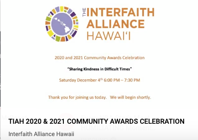 2020 & 2021 TIAH Community Awards Celebration